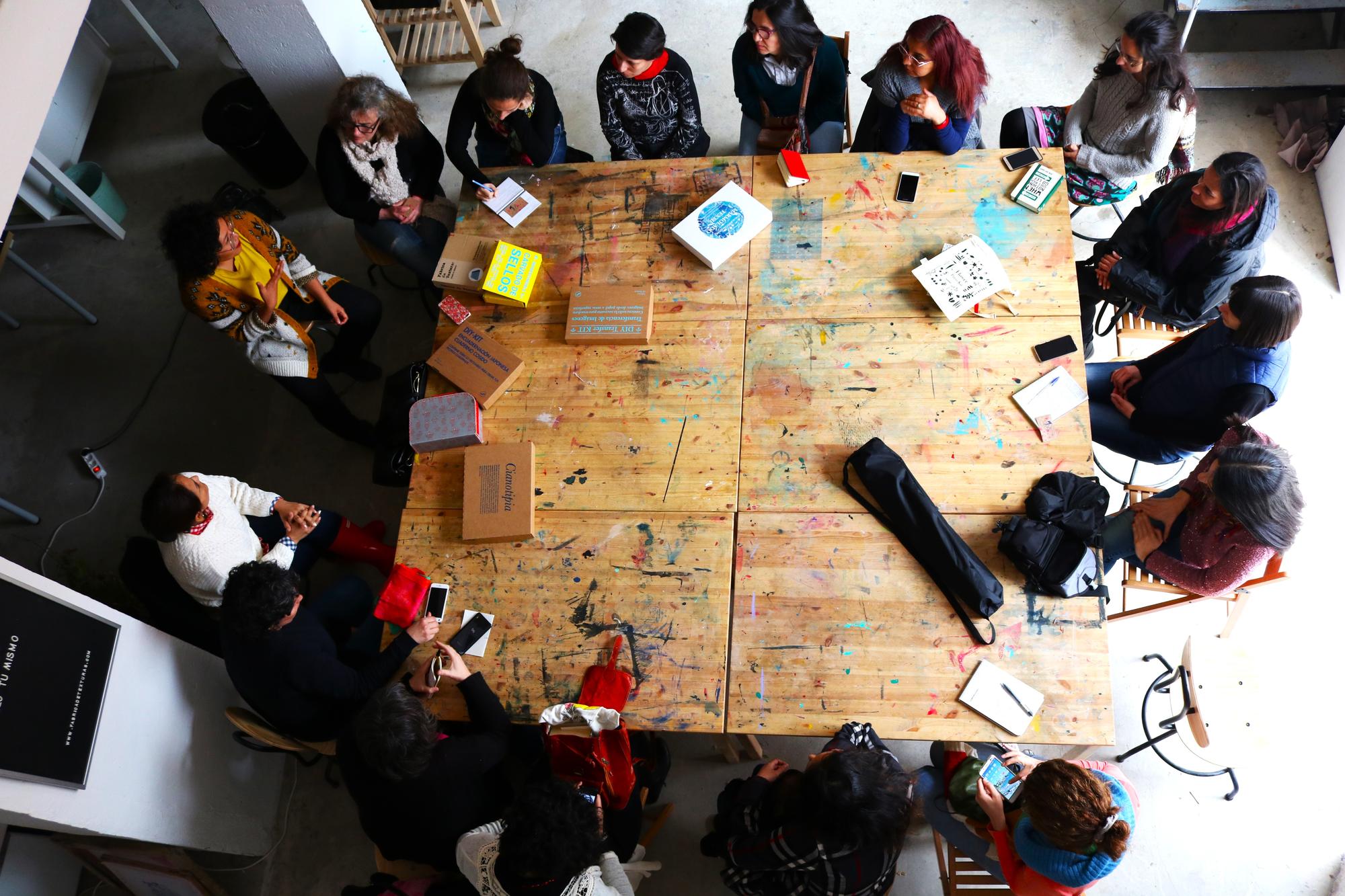 Sesión de trabajo de la Escuela de emprendedoras Juana Millán  (Autoría: Lourdes Jiménez )